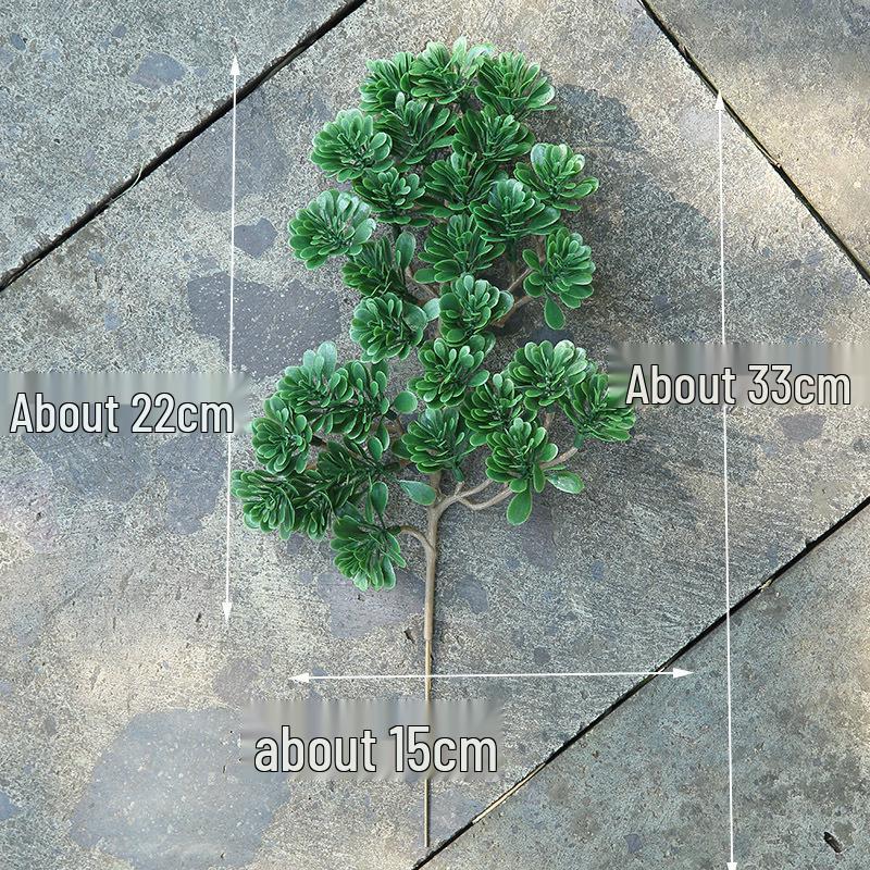 Ramură Artificială de Pin cu Frunze de Arțar și Accente de Chiparos