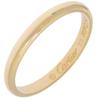 CARTIER 1895 Classic Wedding Ring K18 yellow gold #6.4(US Size) 2.2g Women Used