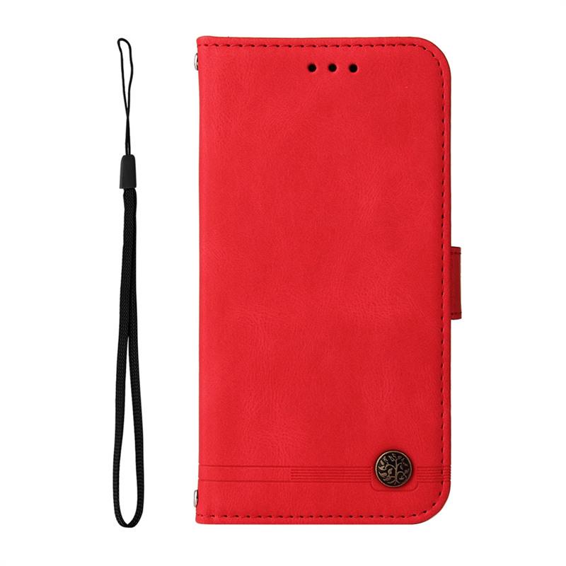 

Retro Flip Case For OnePlus One Plus Nord CE 2 5G N200 Wallet Stand Phone Protect Cover D27G For Nord CE 5G красный