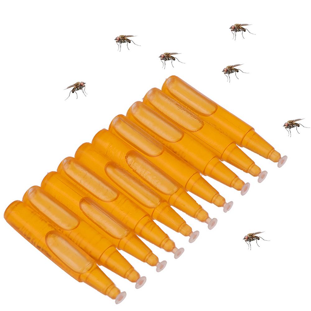 

10pcs Fruit Fly Trap Killer 2ml Liquid Fruit Fly Killer Drosophila Trap Fly Catcher Liquid for Home Farm Orchard Trapping Tools