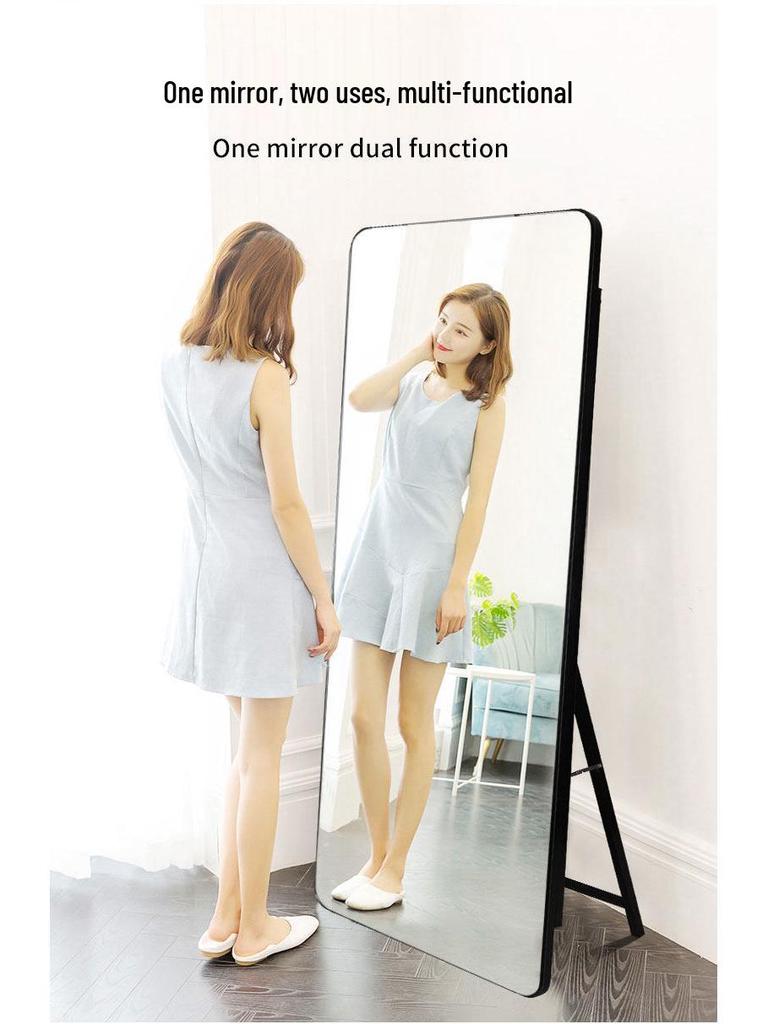 Ultra-Clear, Explosion-Proof Adjustable Full-Length Mirror for Dressing Rooms & Live Broadcasts