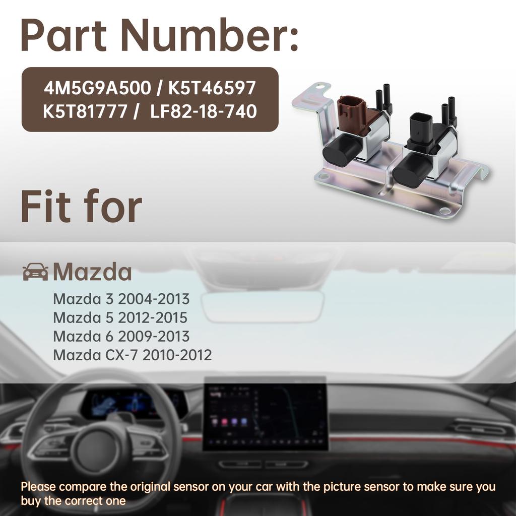 4M5G-9A500 K5T46597 K5T81777 Kanisterspülventil Unterdruck-Schaltventil Passend für Mazida 3 2004 2005 2006 2007 2008 2009 2010 2011 2012 2013