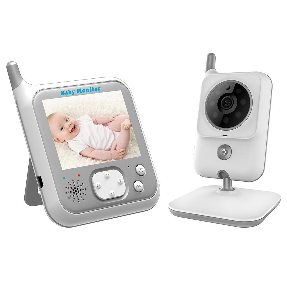 

VB607 Baby Safety Monitor 3.2inch Wireless Digital Monitor Two-way Intercom Room Temperature Detection EU Plug