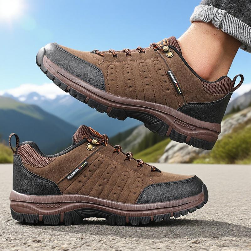 New Classic Hiking Shoes for Men Outdoor Slow Running Low Cut Sneakers Waterproof Camping Mountaineering Hunting  Men Shoes