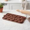 Handmade Candy Molds 19-Hole Silicone Button Molds, Three Sizes DIY Cake Decorating Tray, Dessert Flexible Easy Release Baking Gadgets for Chocolate