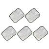 1/2/5/10Pcs Wood Fiber Dishwashing Cloth Double-Sided Cleaning Cloth with Silver Silk Fabric Reusable Kitchen Towel