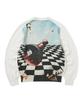 Thisisneverthat Chess Zip Cardigan White