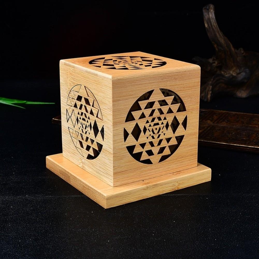 Anti-Scald Aromatherapy Box Bamboo Sage Incense Box Creative Mosquito Incense Rack  Yoga Room
