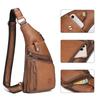 Genuine Leather Crossbody Bag for Men, Retro and High-end Style. Men's Front Crossbody Bag Made of Cowhide
