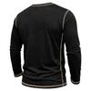 Men's Retro Long Sleeve T-Shirt Casual Soft Basic Tee for Daily Streetwear Outdoor Breathable Spring Autumn Tops