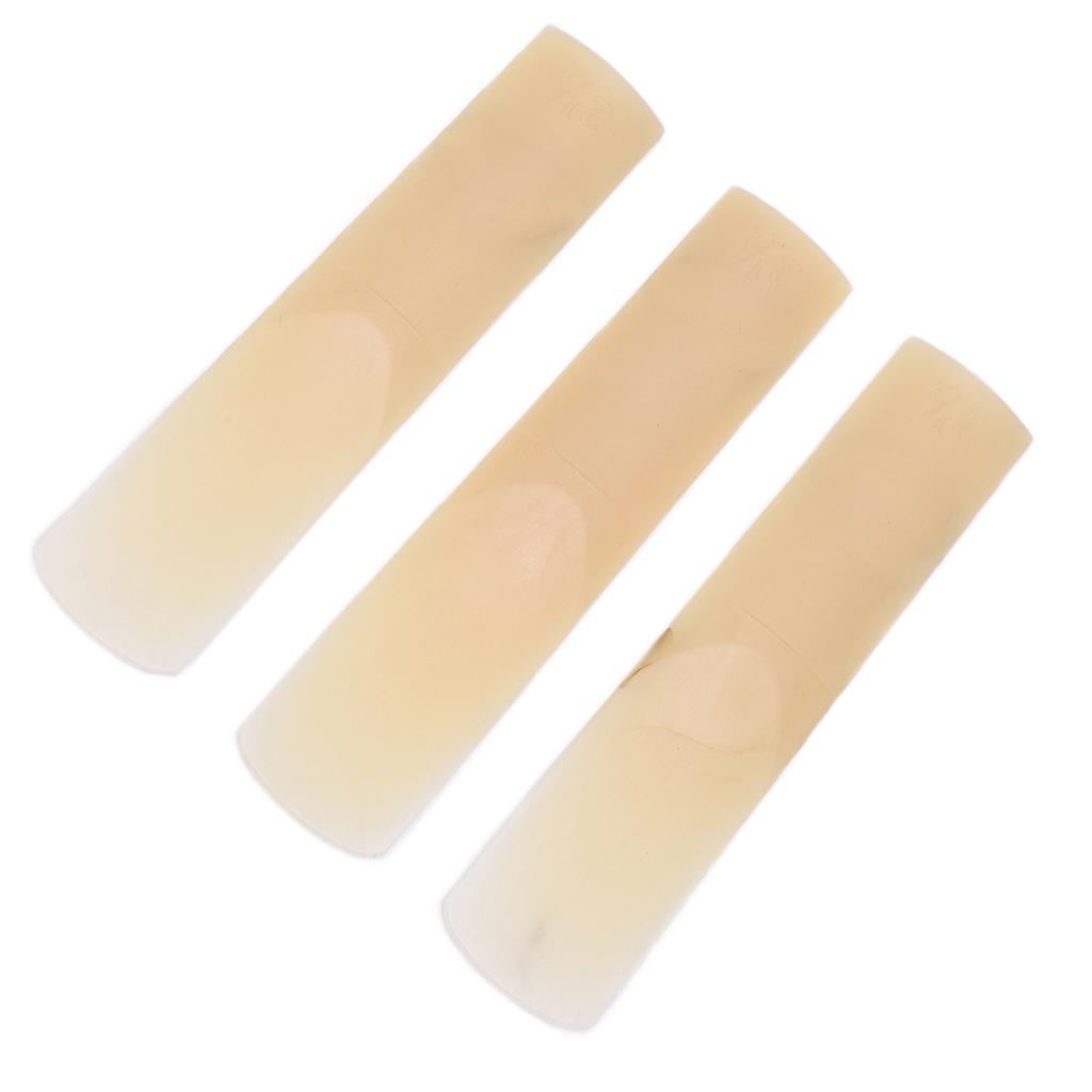 3 Pcs Alto Saxophone Reed Portable Wear Resistant Durable Advanced Craft Resin Alto Saxophone Reed