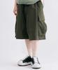 SMITHARMOR [Unisex] Rough Nylon Cargo Bermuda Half Pants_Khaki