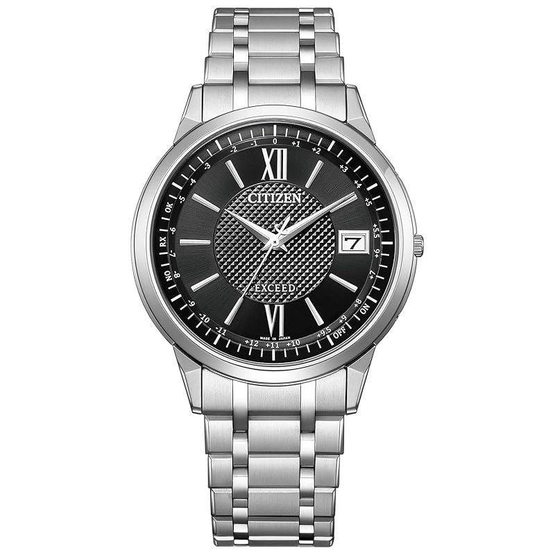 

[Citizen] watch Exceed Light-powered eco-drive radio clock waterproof navy CB1140-61E men s silver