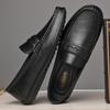 Plus Size Split Leather Shoes Men Loafers Comfortable Casual Shoes Men Flats Moccasins Men Driving Shoes
