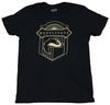 Harry Potter Adult New T-shirt Hufflepuff Puff Gold Badger Logo