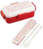 Skater Chopsticks and Spoon Combo Bento Adult Silent Silicone Made in Hello Set, 18cm, Antibacterial, Box, Size, Cushion, Japan, Kitty, Retro, Sanrio,