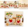 Adorable Large Burger And Fries Bear Plush Toy Cute Stuffed Animal Pillow Gift