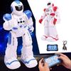 Kids' Intelligent Remote Control New Will Electric Robot Toy Blue/red Educational And Fun Dancing Robot