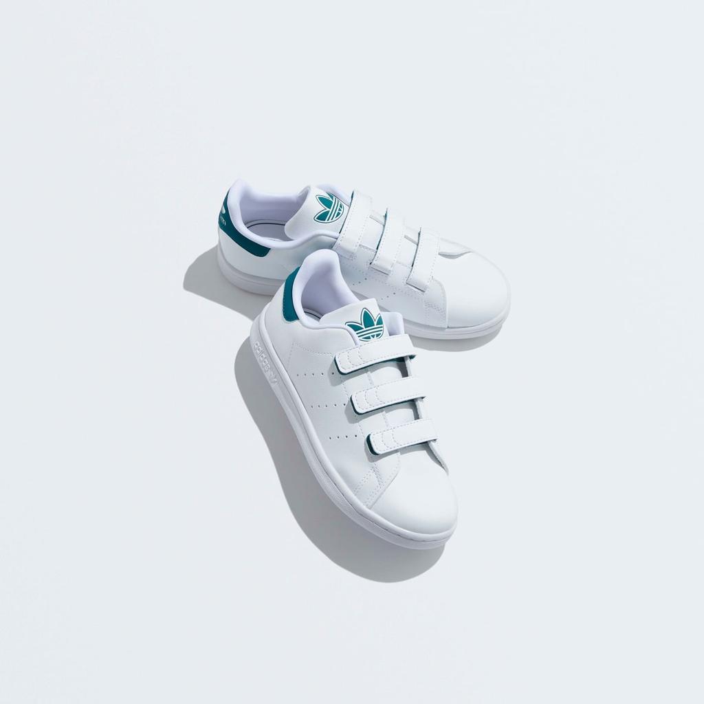adidas Stan Smith Comfort Closure Kids IE9134 Kids' Originals Sneakers Cloud White / Cloud White / Legacy Teal