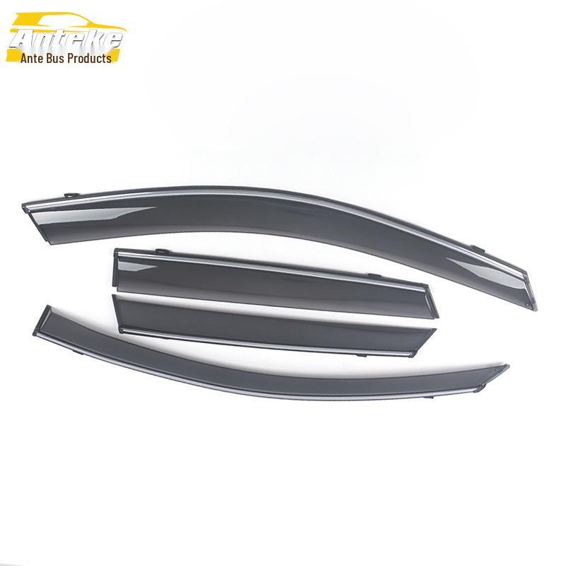 19 Q3 Rain Deflector with Bright Strip Sun Visor Decor Sticker