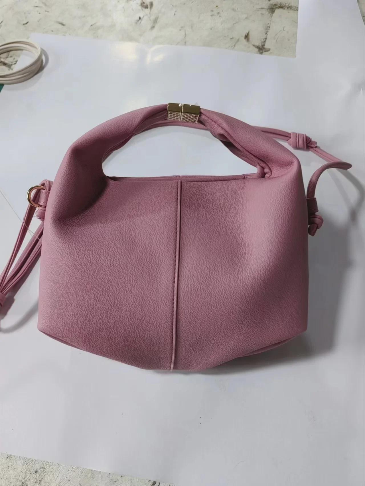 

Женская сумка для обеда из высококачественной фактурной ткани, лето 2025 г.: Портативный, наплечный и через плечо