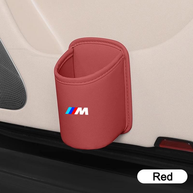 Car Door Water Cup NDUA4Y4 Holder Hanging Storage Box For BMW M M3 M5 X1 X3 X5 X6 E46 E39 E36 E60 F15 F16 G01 E87 G02 G30 Auto Accessory