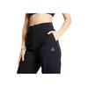 Nike Solid Color Mid-Waist Straight-Leg Casual Pants Women Bottoms Black CV0617-010
