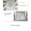 3''4''5''6'' Exhaust Fan Silent Inline Pipe Duct Fan Bathroom Extractor Ventilation Kitchen Toilet Wall Air Clean Ventilator