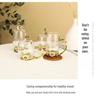 Chrysanthemum Enamel Glass Tea Cup - Lead-Free Crystal Coffee Cup Gift