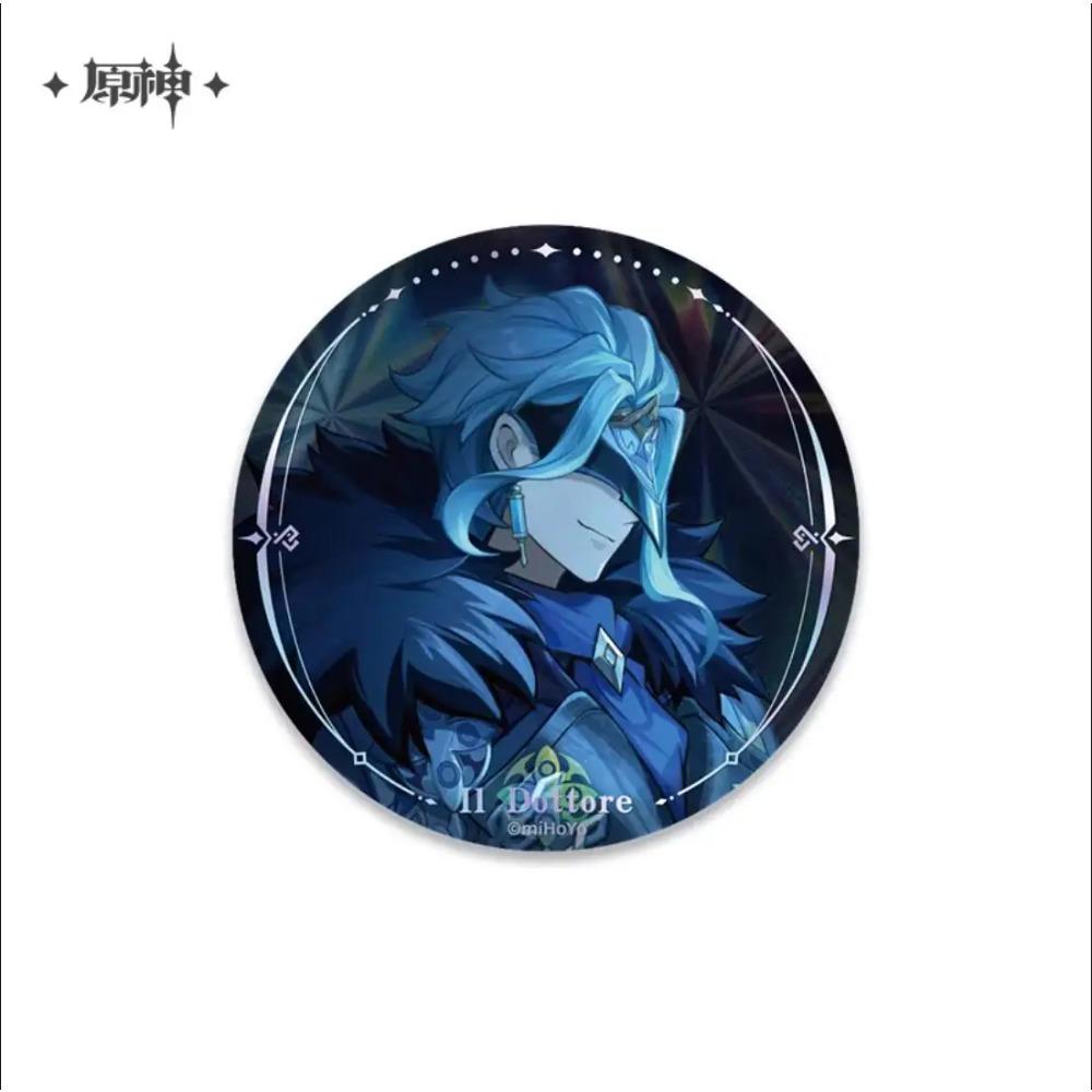 Fatui Dottore The Doctor Genshin Impact miHoYo Official Frost Flame Series Combinable Light-Diffusing Acrylic Stand,badge,chibi