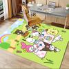Office Rug Picnic, Characters Anti-Slip Rug, Machine Washable for Living Room, Bedroom, Office, Multiple Sizes, Bedroom Mat, Decorative Mat, Durable M