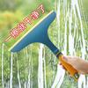 Dual-Sided Glass Cleaning Squeegee & Scraper for Professional Window Care