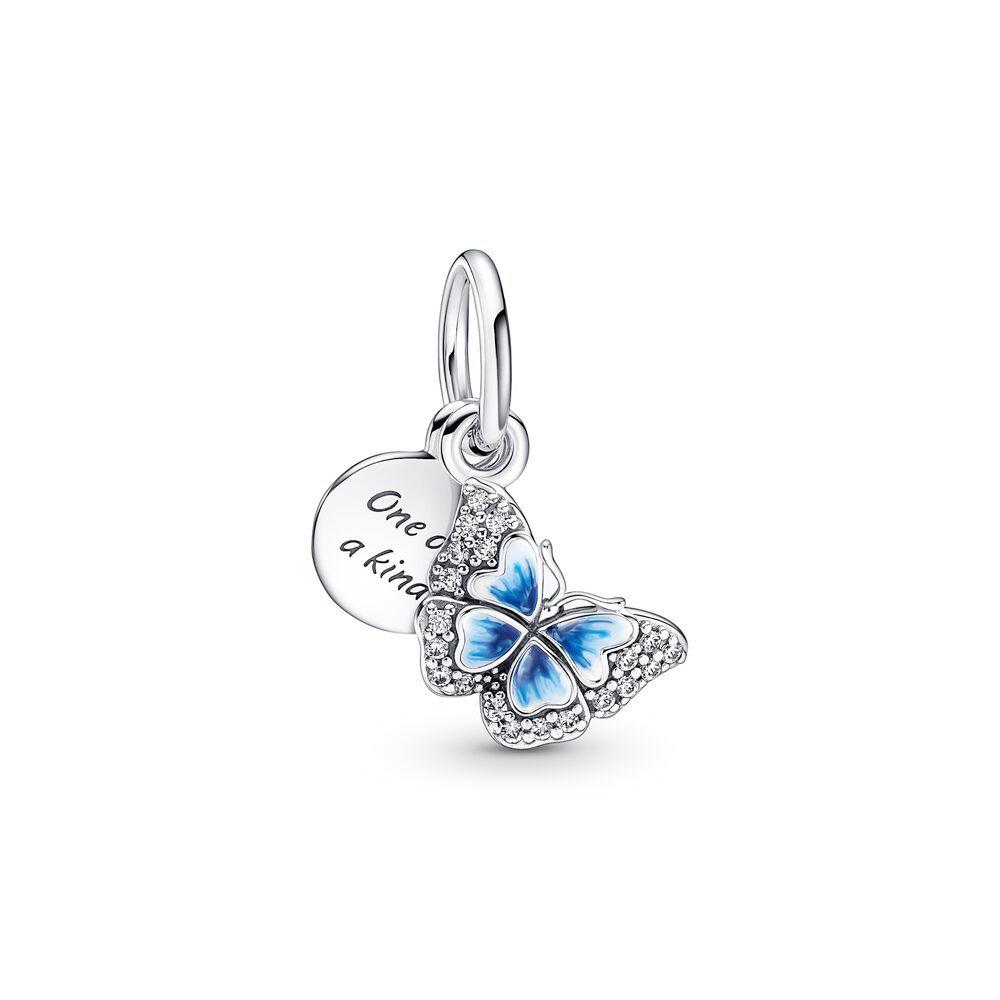 New copper Colorful Butterfly Dragonfly Flower Charm Compatible With Authentic Pendant Bracelets Necklaces Women Do It Yourself Fine Jewellery