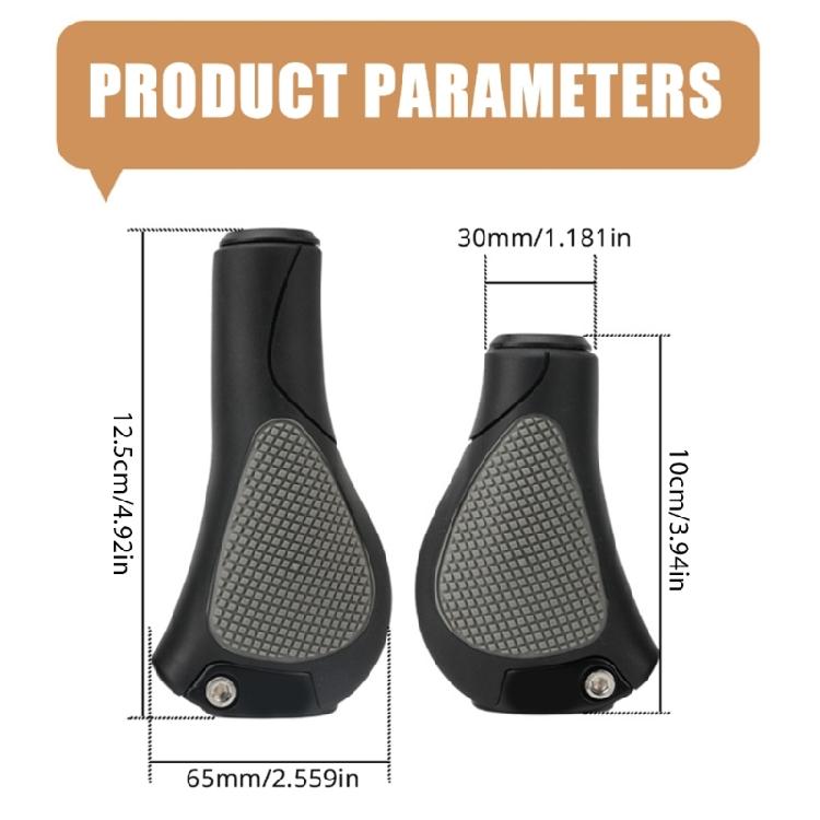 1pair Long Distances Cycling Grip Professional Mountain Bicycles Handlebars Grip Suitable for Various Bikes