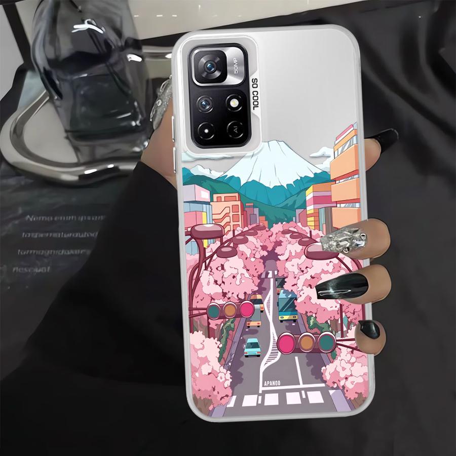 Cartoon Anime Landscape Phone Cover Case for Xiaomi Poco X3 Pro C50 C51 C61 X3 NFC