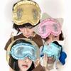Stretchy Sleep Eye Mask Harajuku Eye Covers Kawaii Rhinestone Large Eyes Mask  Girls