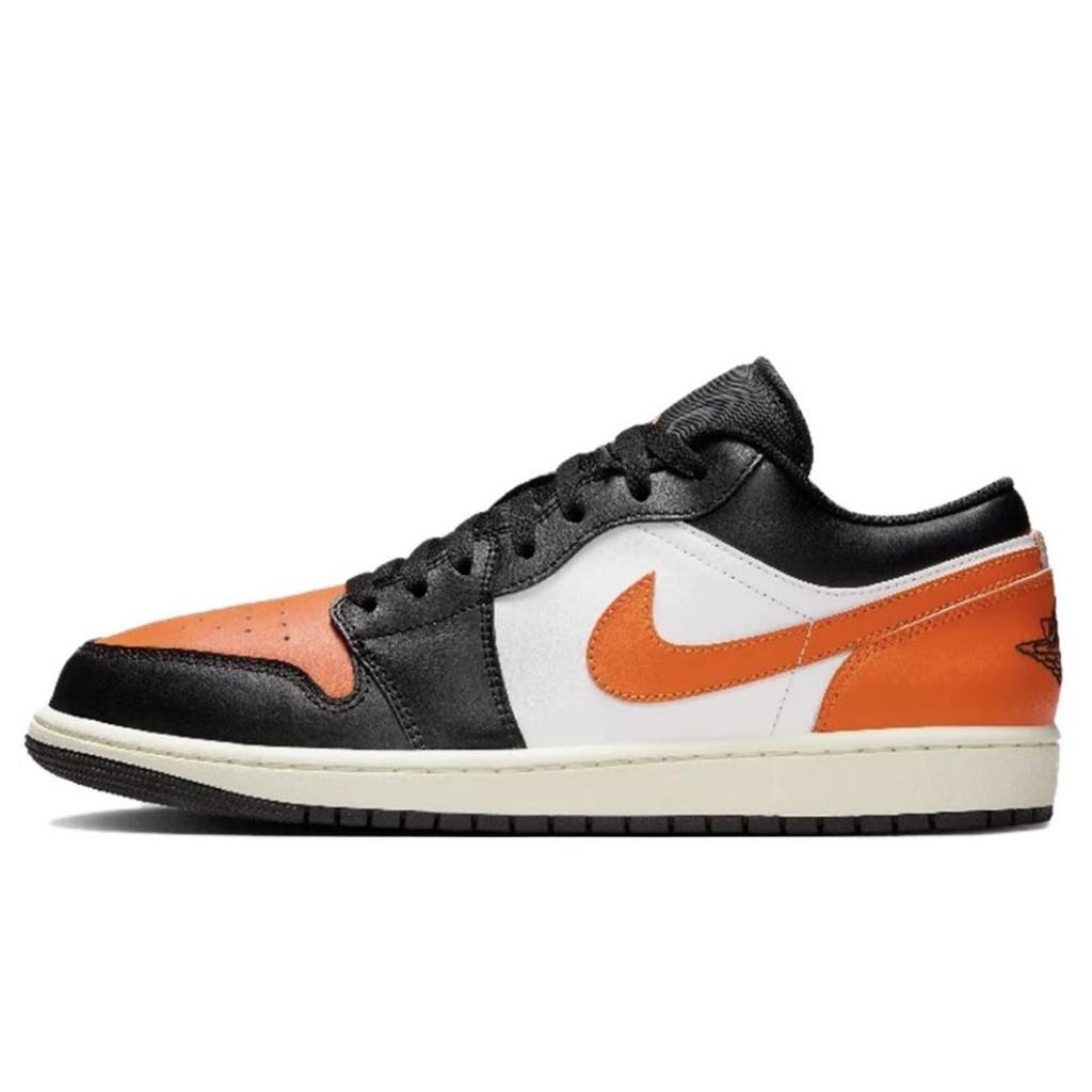 Jordan Air Jordan 1 Abrasion Resistant Low top Vintage Basketball Shoes Unisex 553558-081(TeamX-l)