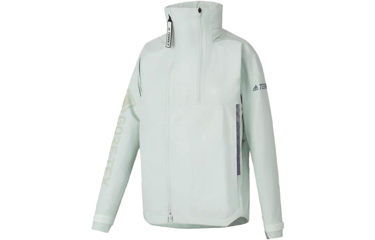 Adidas Jackets Unisex Light Blue Hooded Moderate Other HC6268 XS