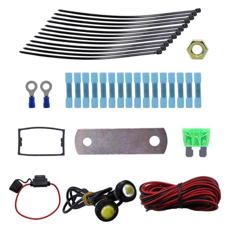 Turn Signal Kit with Horn Reverse Hazard Light Her RelayFuse Wire Suitable for UTV ATV SXS Waterproof