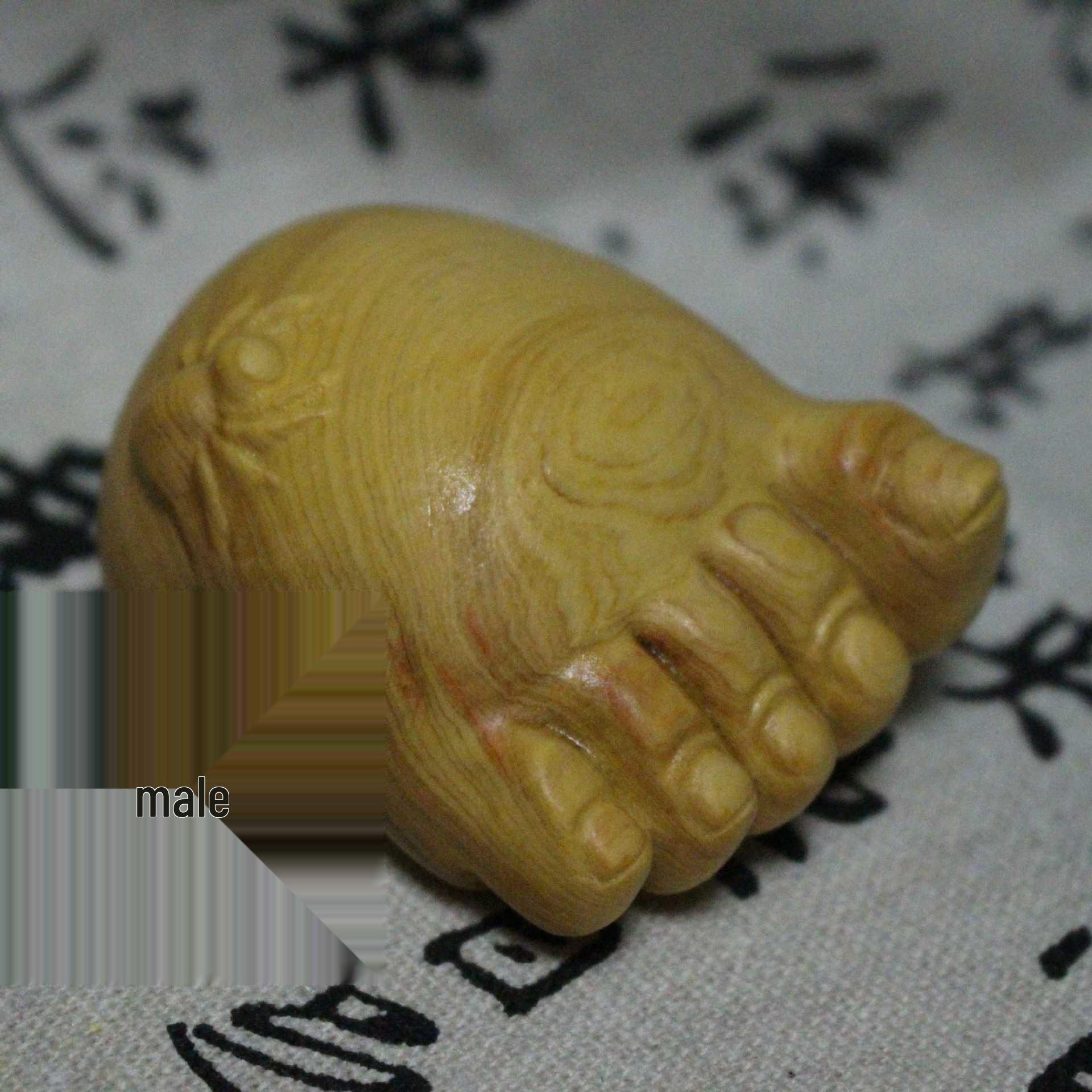 Резьба по сандаловому дереву: Радостные Ножки Декоративное Ручное Деревянное Искусство