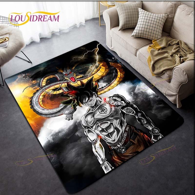 

Ковер Dragon Ball Goku с 3D принтом, мультяшный ковер для гостиной, спальни, ковер для детской комнаты, игровой коврик для ползания 40cm x 60cm