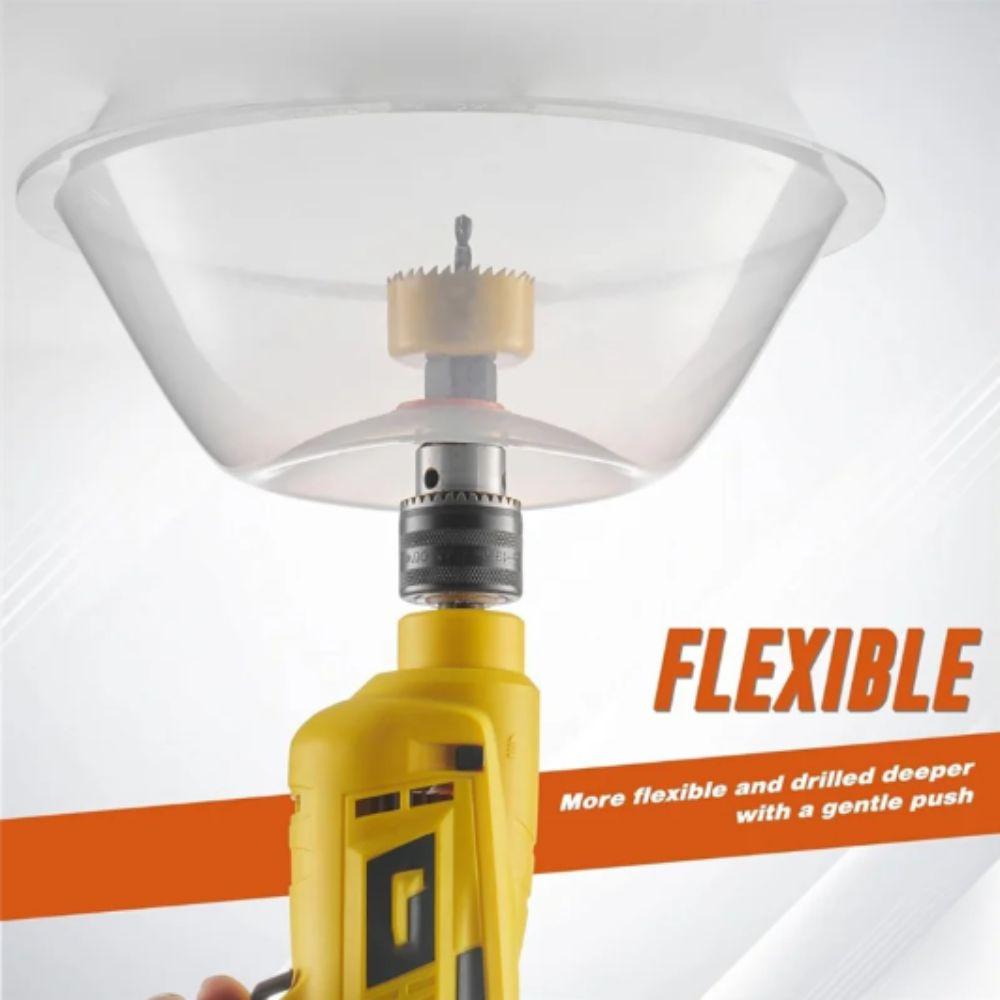 Transparent Design Dust Bowl Electric Drilling Hole Cutting Hole Accessories Ceiling Tile Dust Catcher