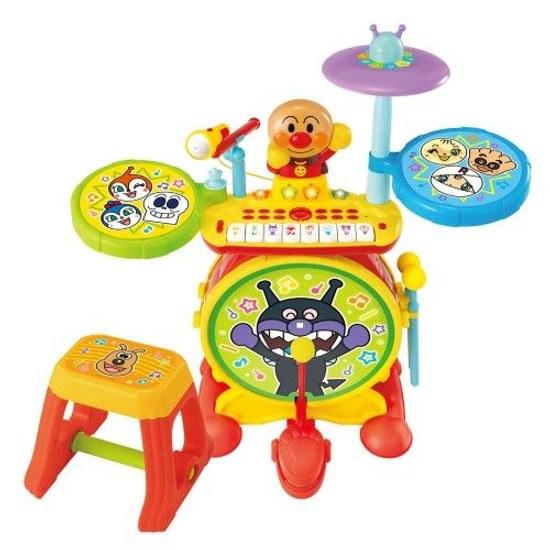 Nori Live BIG Electronic Drum Keyboard Toy Kids Educational Learning Age 3 Anpanman