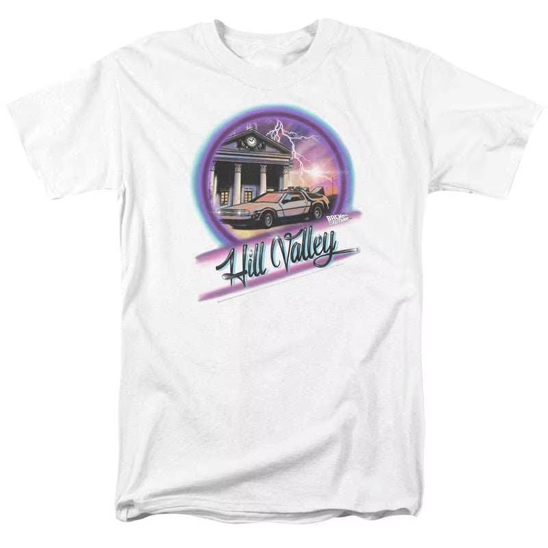 new Summer Back to the Future movie motorcycle summer Unisexs Tshirt Womens Tshirt adult childrens parents Tshirt