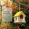 Handgefertigtes Holz-Vogelhaus Belüftung Hängender Vogelfutterspender Brutkasten Papageienzucht