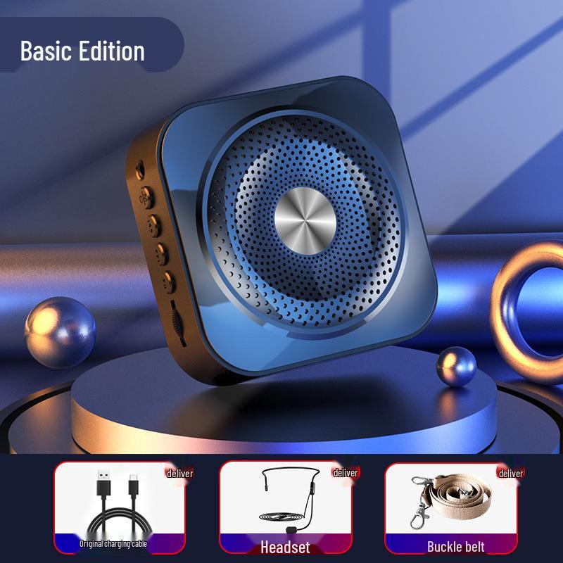 I5 Little Bee Mini Bluetooth Megaphone with Microphone for Classroom Use