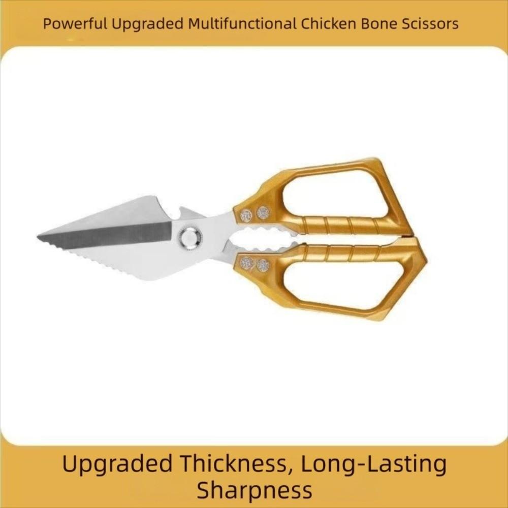 Heavy Duty Poultry Shears Ultra Sharp Meat Cutter Scissors Boning Scissors  For Kitchen