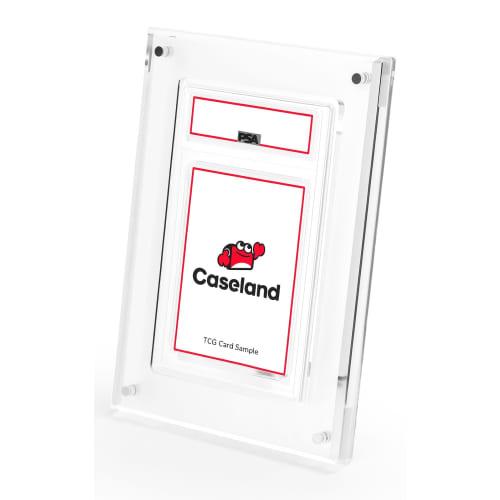 Caseland PSA Storage Case, PSA Case with Magnetic Loader, Screw-Down Design, PSA Certified, 16mm Thick Acrylic, 99% UV Protection (JIS Compliant), Sta