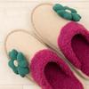 Hokomomola Toriha Fits Senko 49053 Slippers, Sizes Approx. 22-24cm, Beige, Washable, Stylish, Cute,
