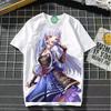 Genshin Impact Cosplay Game Manga T-shirt Shirt Undershirt Undershirt Polyester